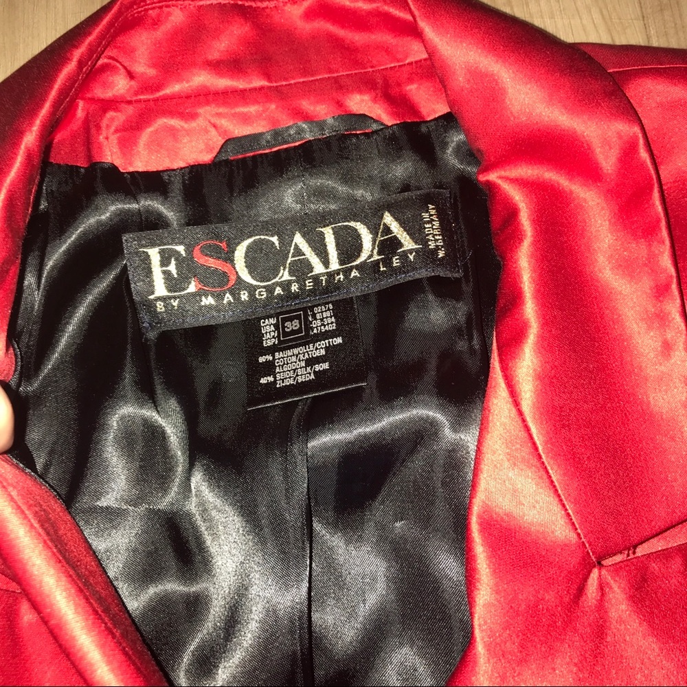 (Sold) vintage Escada by Margaretha Ley blazer - Picture 4 of 7